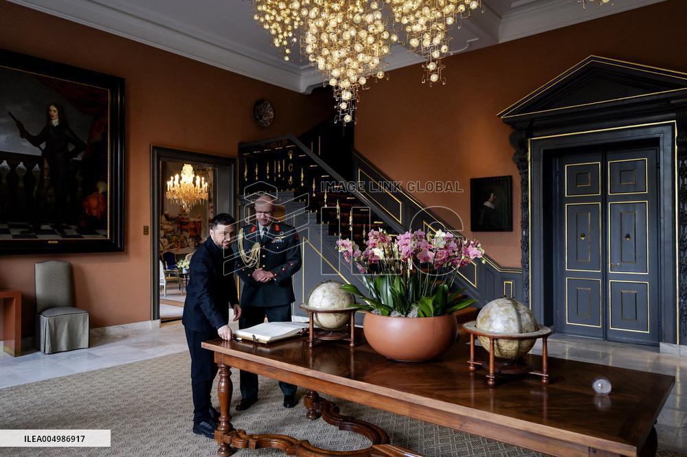 King Willem-Alexander Meets President Zelensky - The Hague