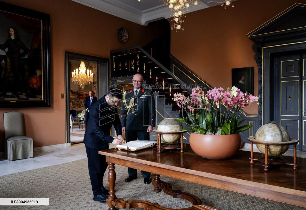 King Willem-Alexander Meets President Zelensky - The Hague