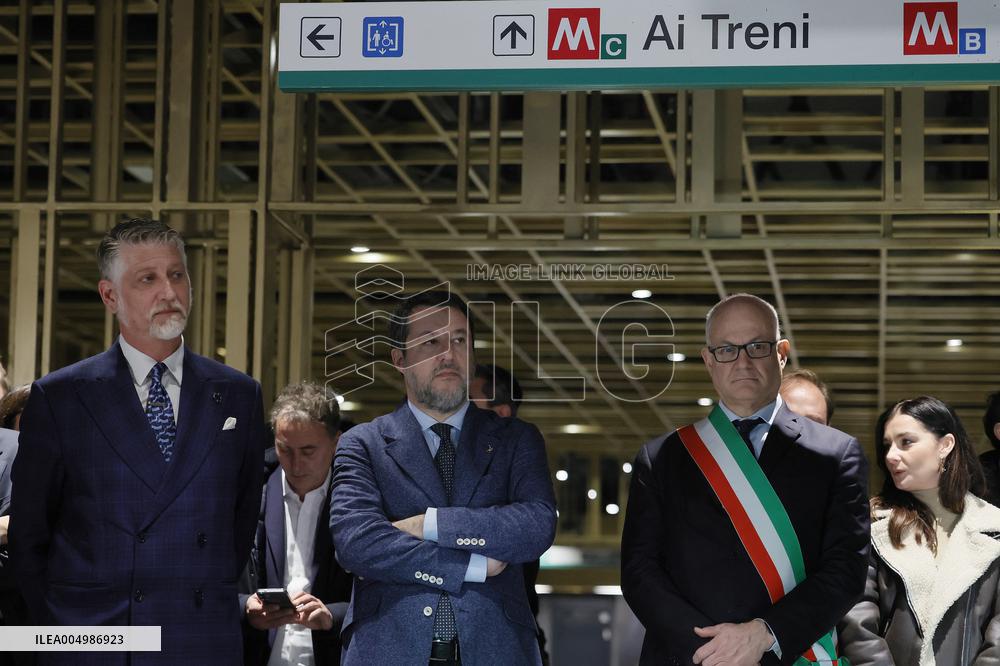 Inauguration Of The Porta Metronia And Colosseo Metro C Station - Rom