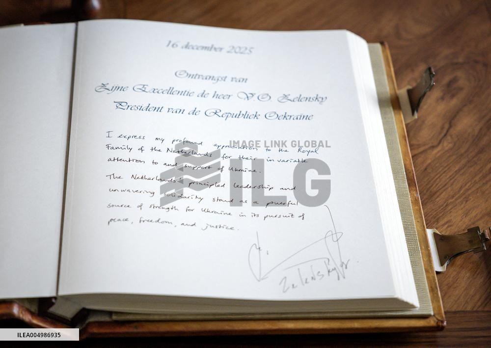 King Willem-Alexander Meets President Zelensky - The Hague