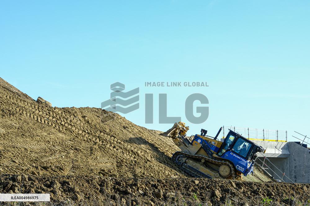 Construction Site for the Highway A69 Toulouse-Castres - France