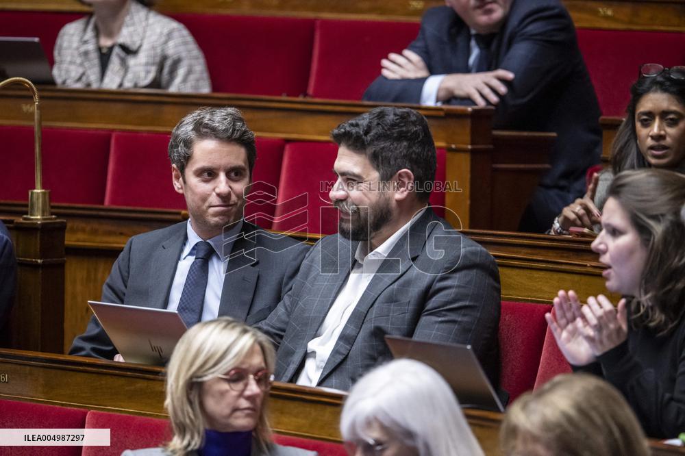 Social Security Financing Bill Debate - France