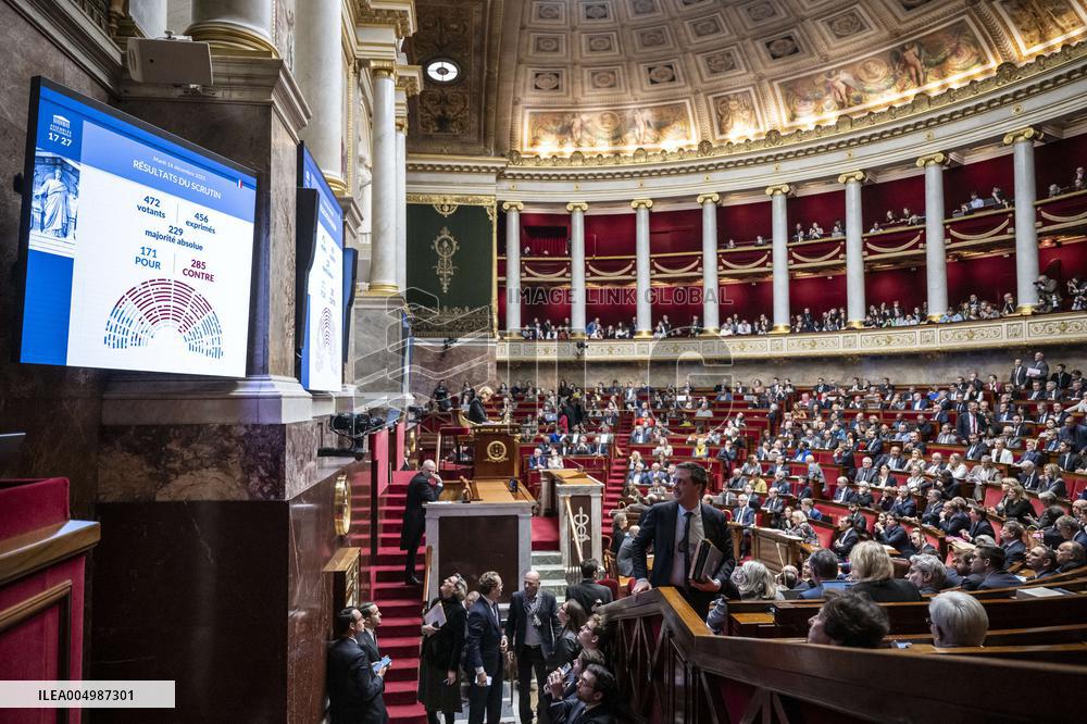 Social Security Financing Bill Debate - France