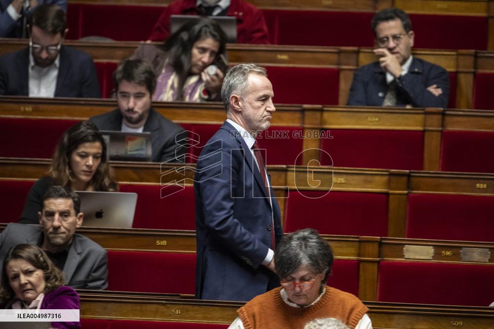 Social Security Financing Bill Debate - France