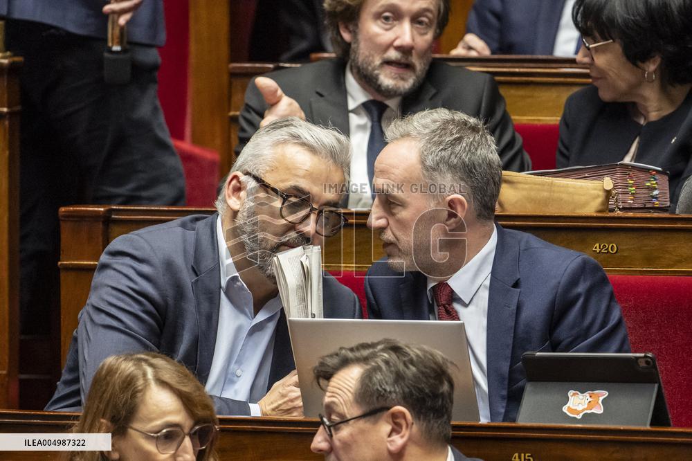 Social Security Financing Bill Debate - France