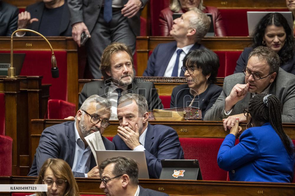 Social Security Financing Bill Debate - France