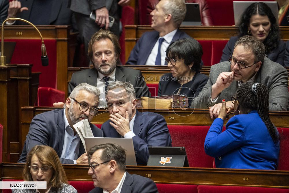 Social Security Financing Bill Debate - France