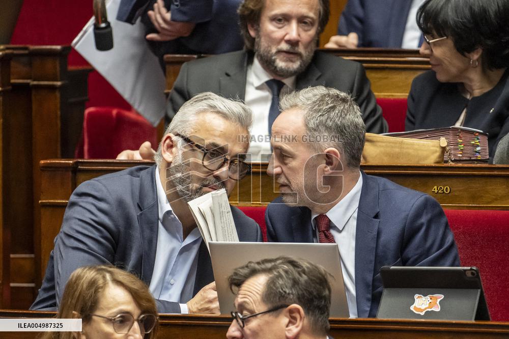 Social Security Financing Bill Debate - France