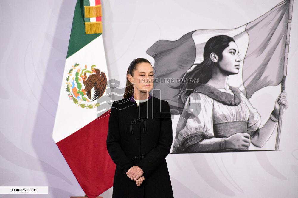 President Claudia Sheinbaum Holds News Conference - Mexico