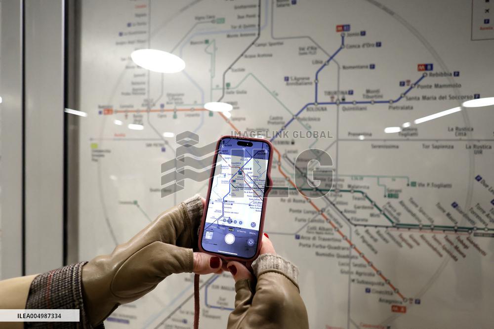 Inauguration Of New Metro C Station Metronia-Colosseo - Rome