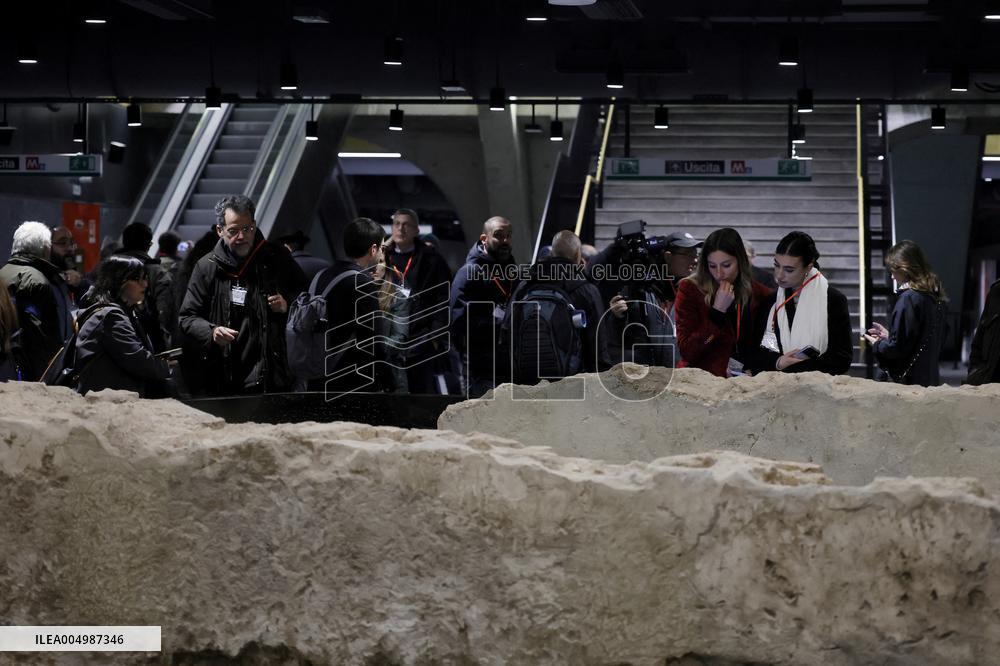 Inauguration Of New Metro C Station Metronia-Colosseo - Rome