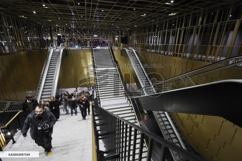 Inauguration Of New Metro C Station Metronia-Colosseo - Rome