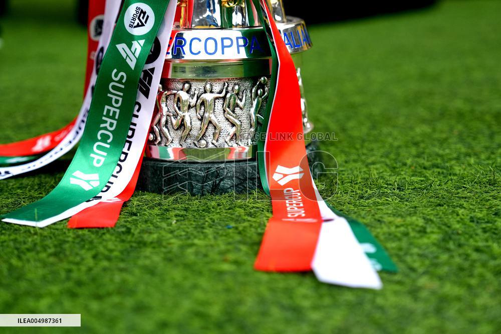 The Italian Super Cup Trophy Arrives In Saudi Arabia