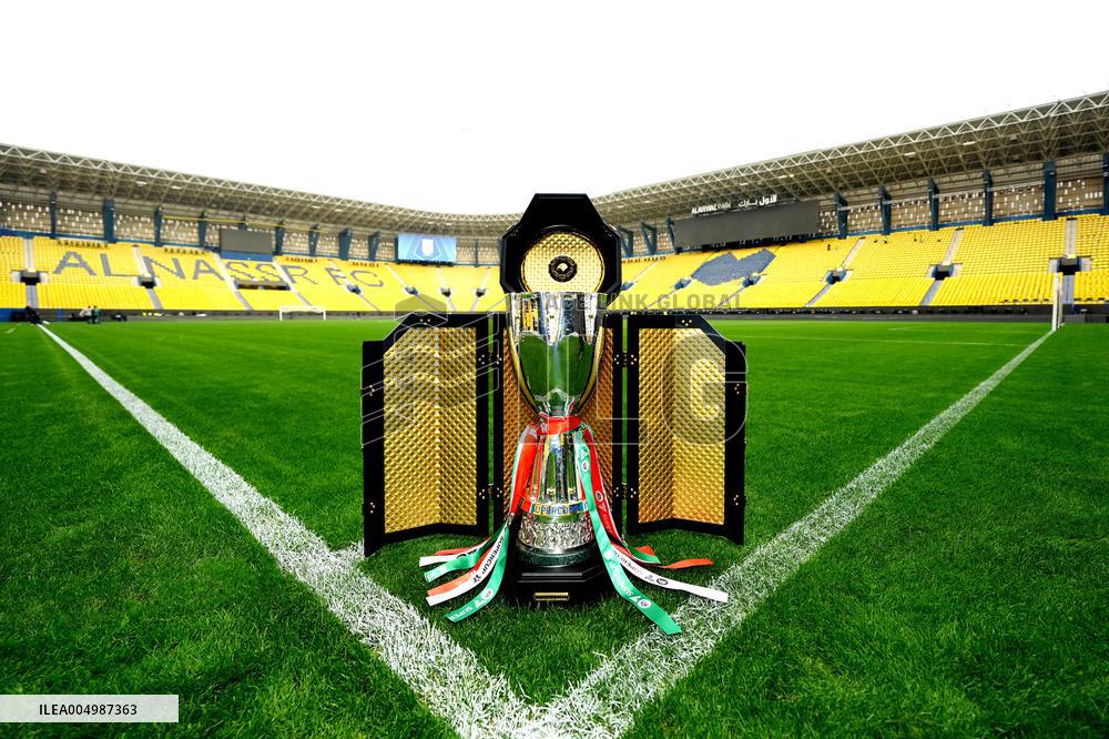 The Italian Super Cup Trophy Arrives In Saudi Arabia