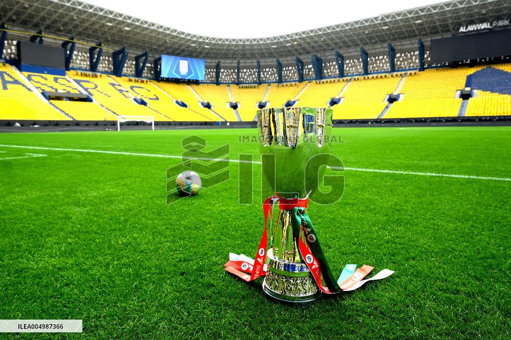 The Italian Super Cup Trophy Arrives In Saudi Arabia