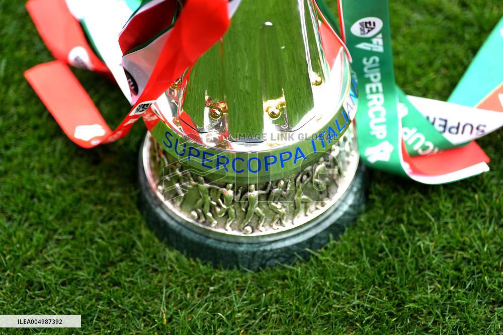 The Italian Super Cup Trophy Arrives In Saudi Arabia