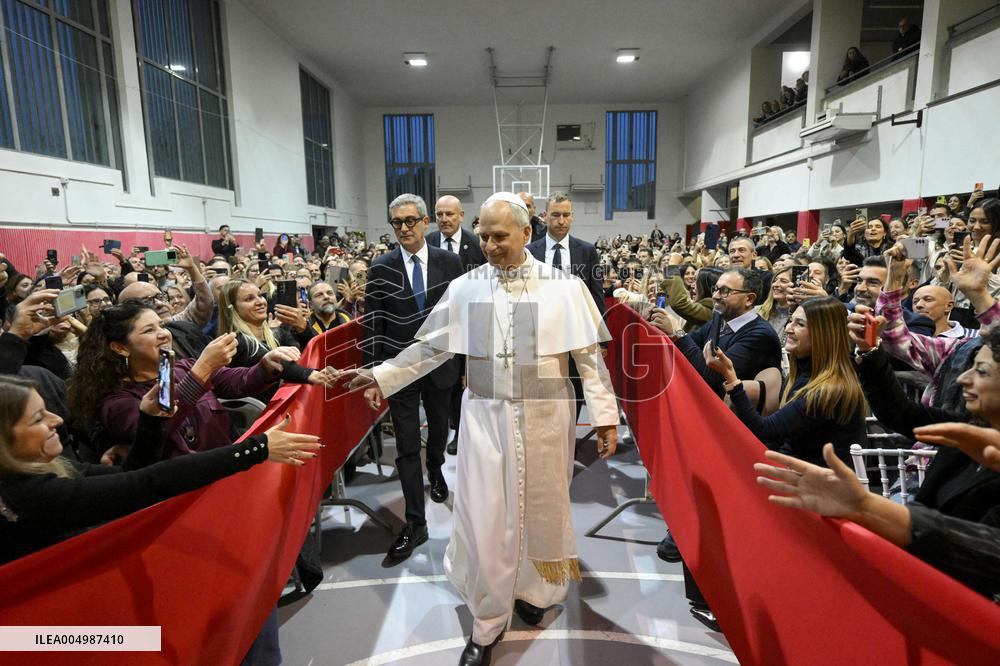 Pope Leo XIV At School Christmas Concert in Castel Gandolfo - Italy