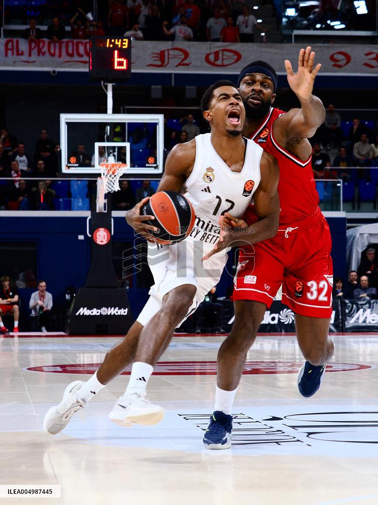 BASKET - Euroleague - EA7 Emporio Armani Milano vs Real Madrid