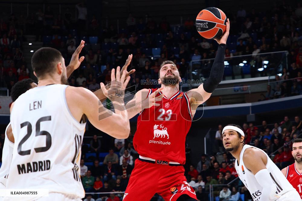 BASKET - Euroleague - EA7 Emporio Armani Milano vs Real Madrid