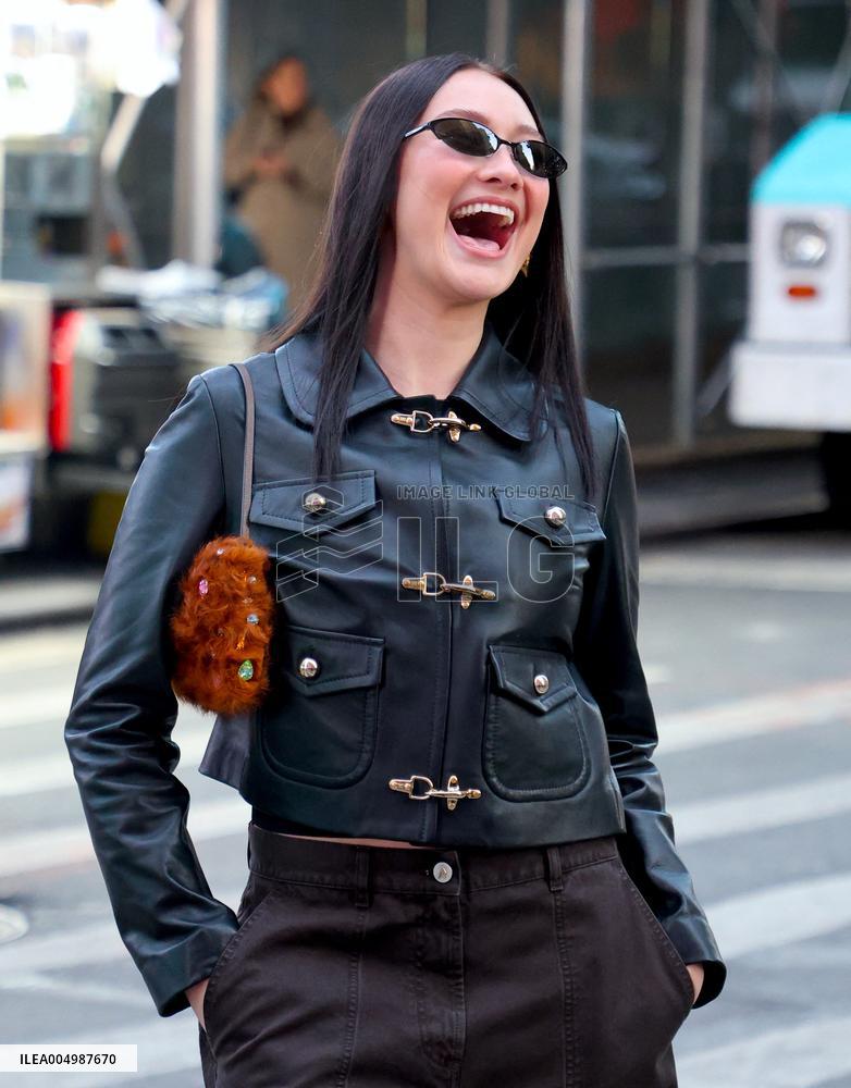 Lola Tung out in New York