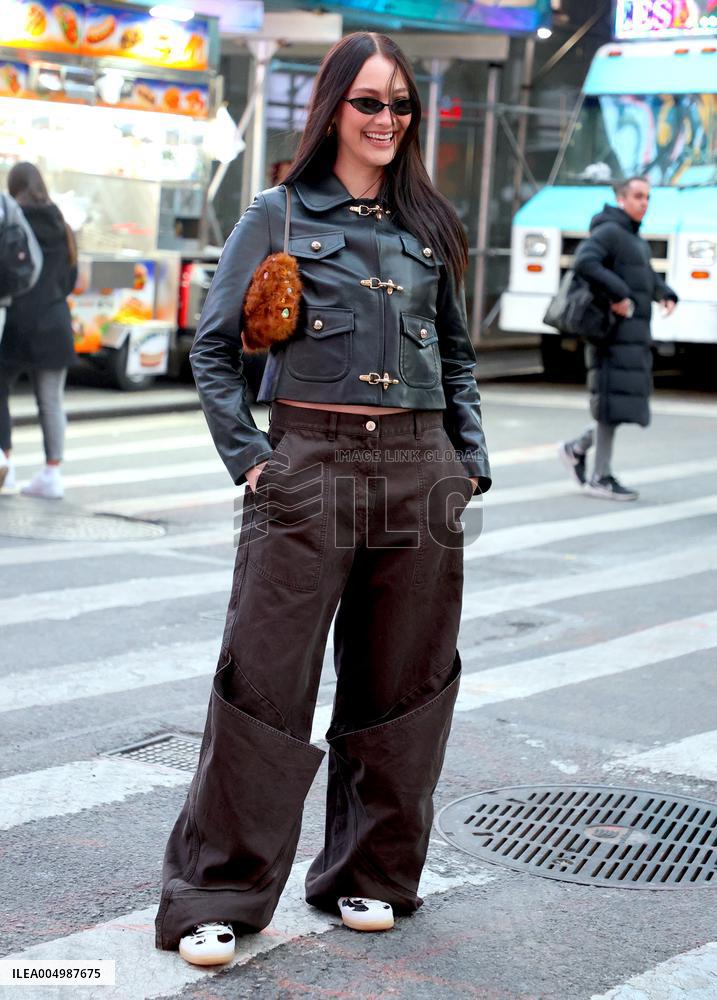 Lola Tung out in New York