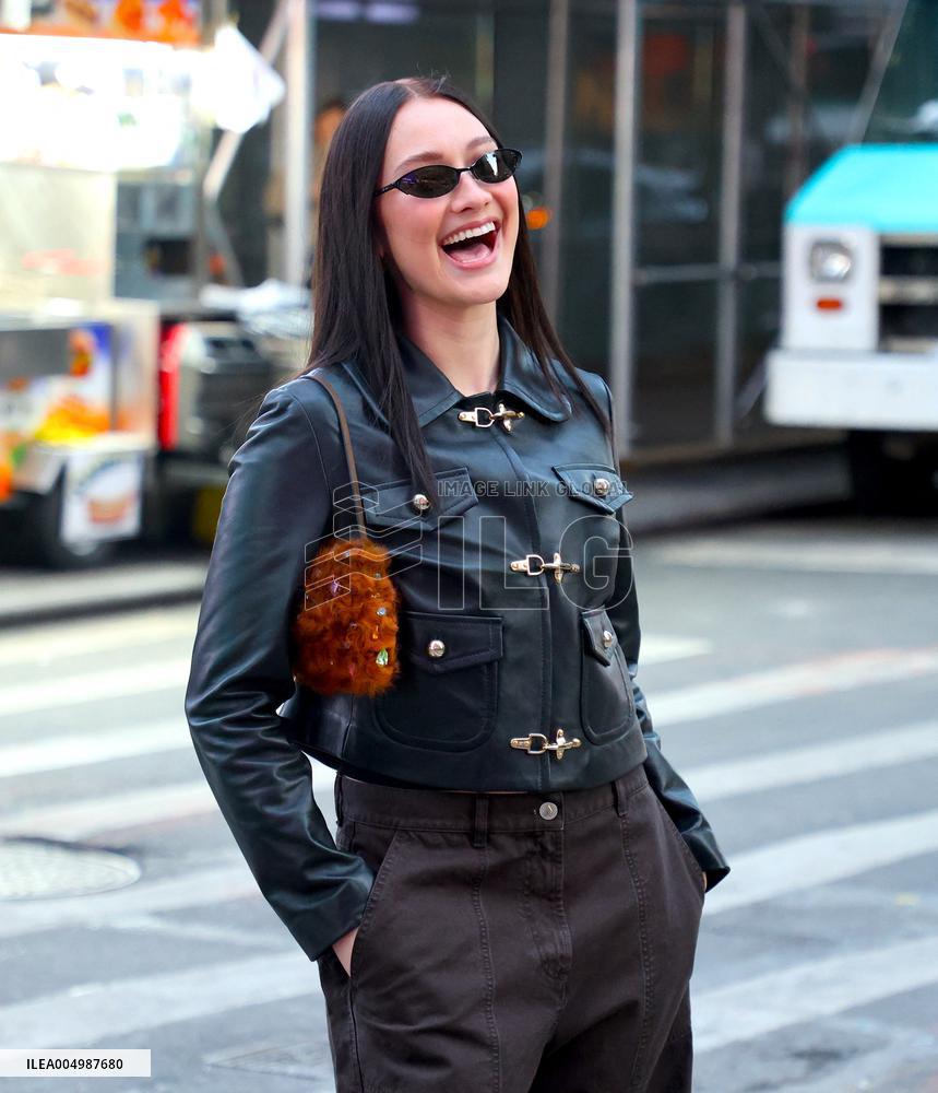 Lola Tung out in New York