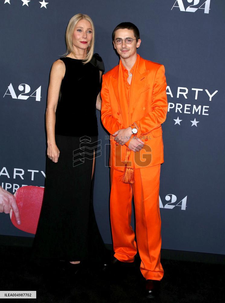 'Marty Supreme' New York Premiere