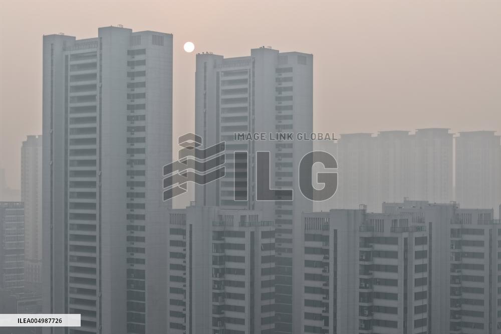 Haze Weather in Fuyang