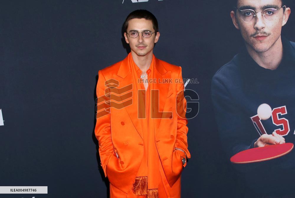 'Marty Supreme' New York Premiere