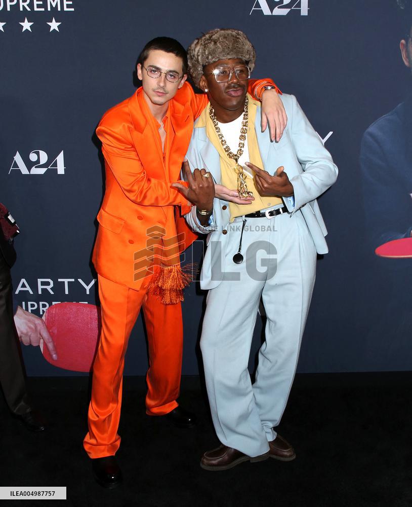 'Marty Supreme' New York Premiere