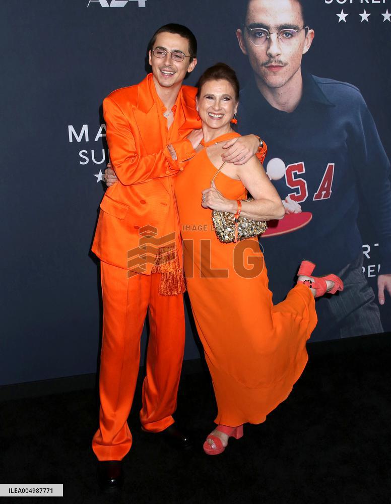 'Marty Supreme' New York Premiere