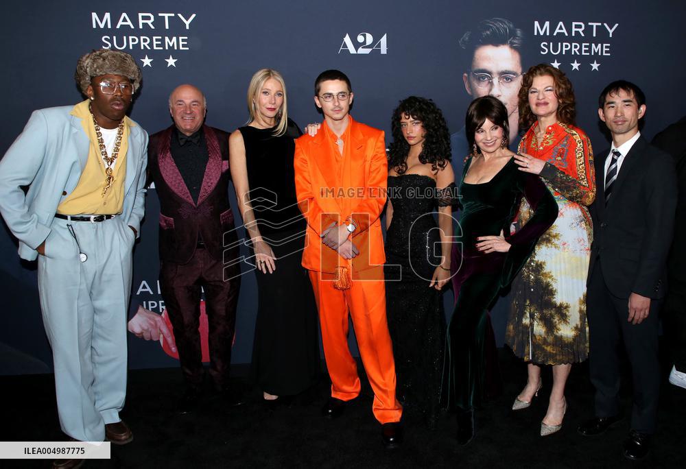 'Marty Supreme' New York Premiere