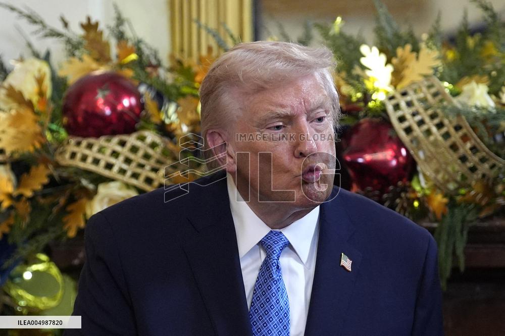 Donald Trump at Hanukkah reception - Washington