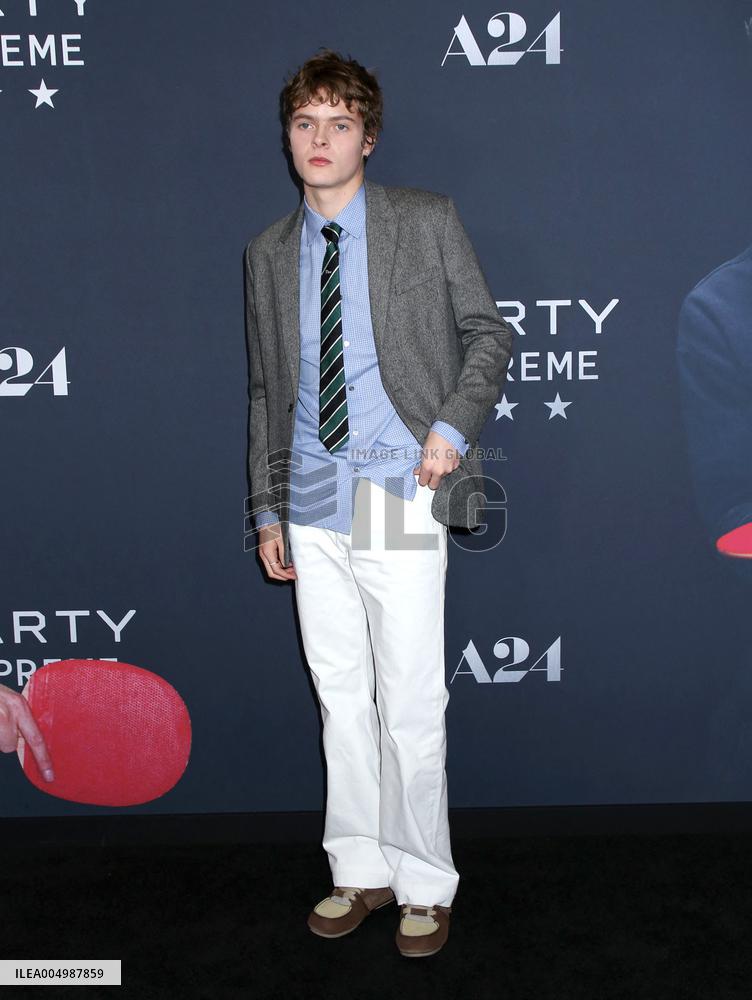 'Marty Supreme' New York Premiere