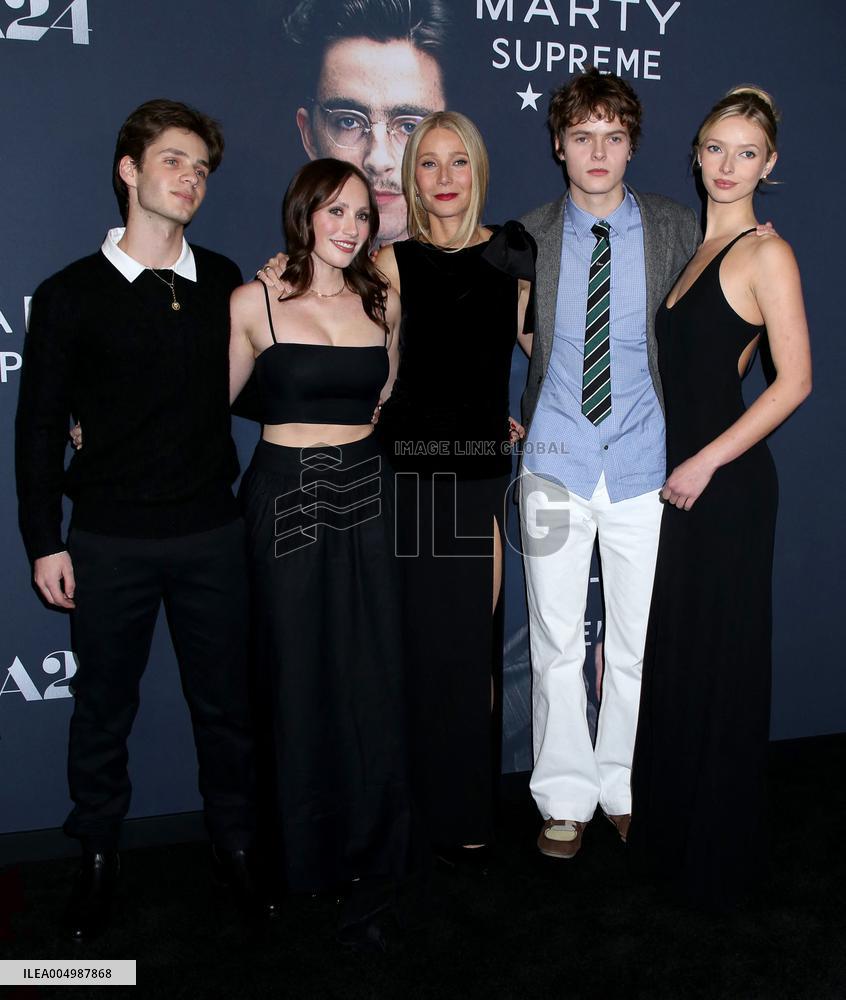'Marty Supreme' New York Premiere