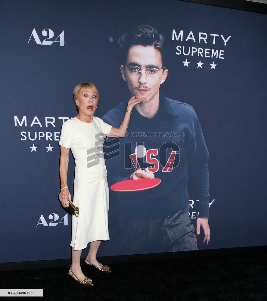 'Marty Supreme' New York Premiere