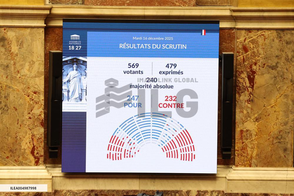 Debate and vote of PLFSS in the National Assembly - Paris