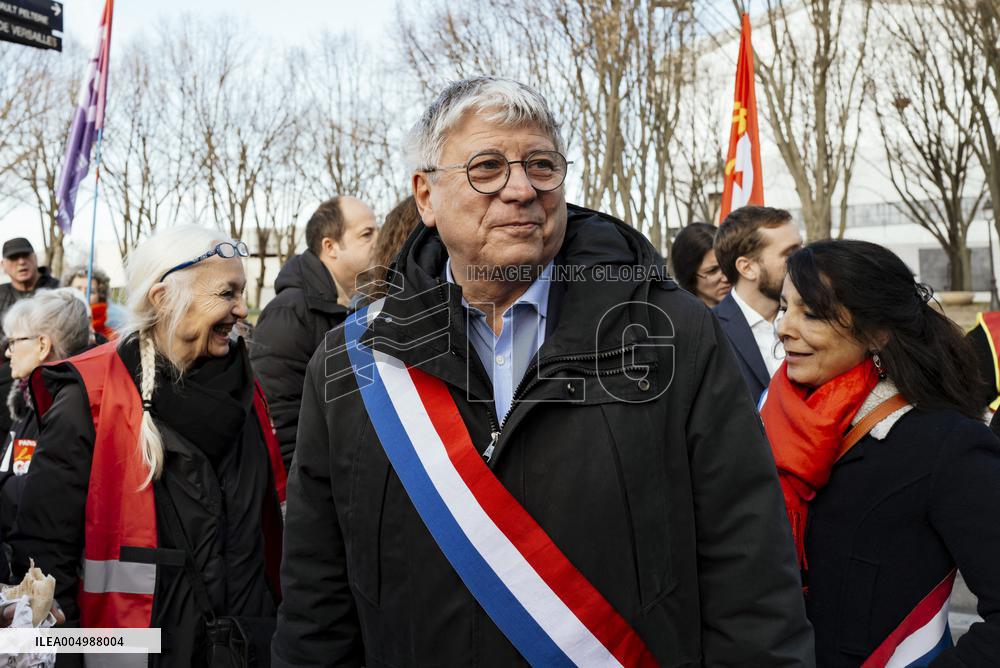 Protest Against The Social Security Finance Bill - Paris