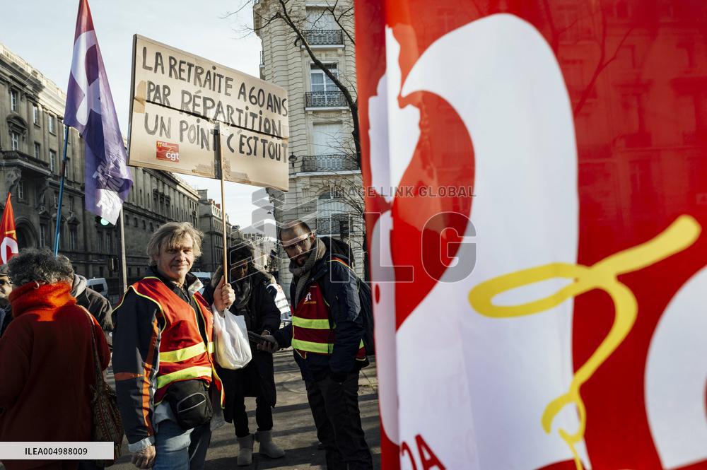 Protest Against The Social Security Finance Bill - Paris