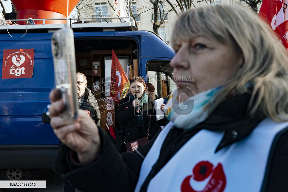 Protest Against The Social Security Finance Bill - Paris