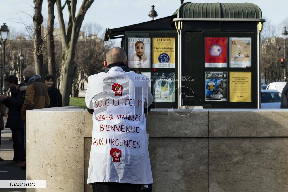Protest Against The Social Security Finance Bill - Paris