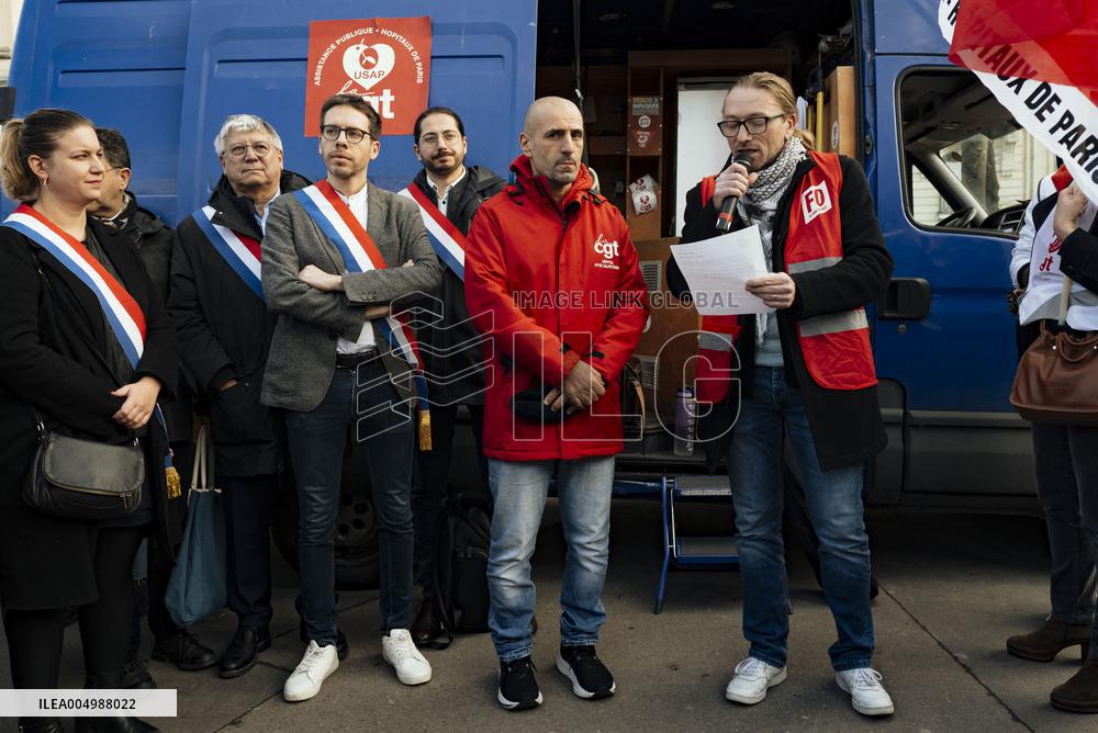 Protest Against The Social Security Finance Bill - Paris