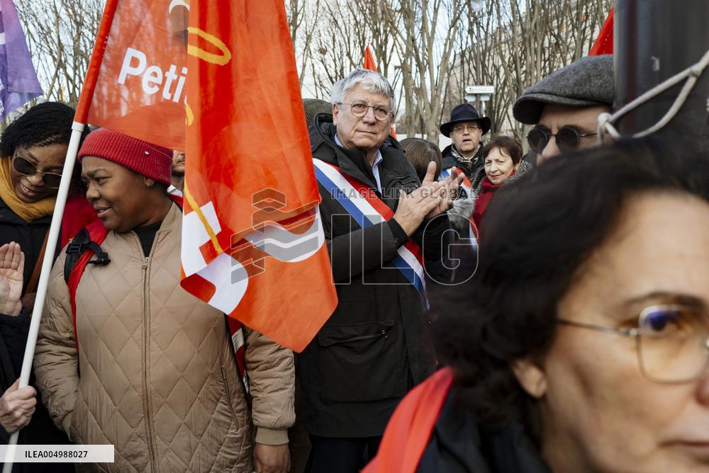 Protest Against The Social Security Finance Bill - Paris