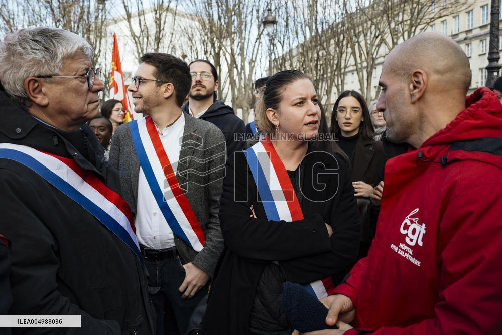 Protest Against The Social Security Finance Bill - Paris