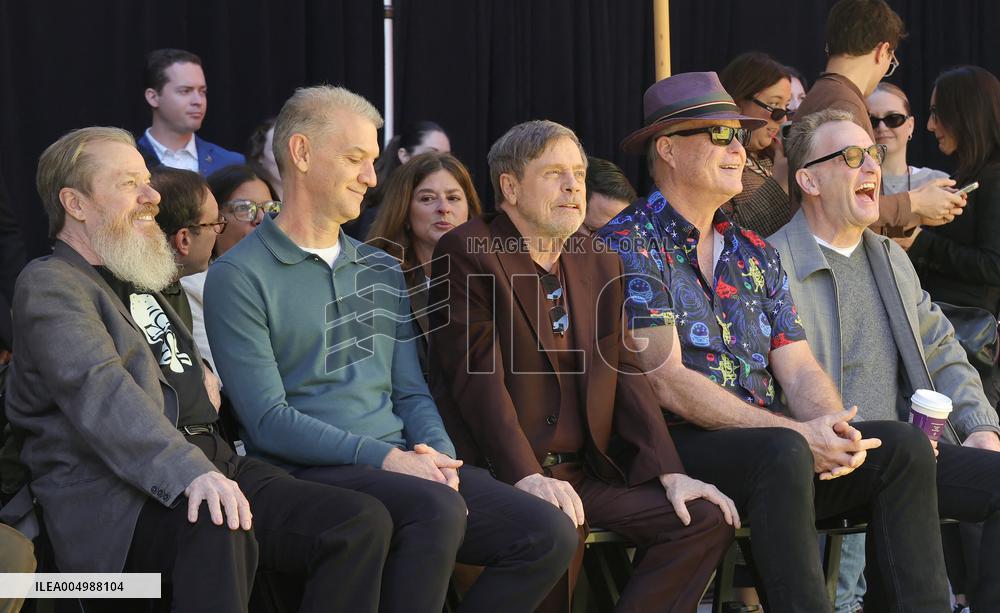 Spongebob Squarepants Places His Hand And Footprints In Cement - LA