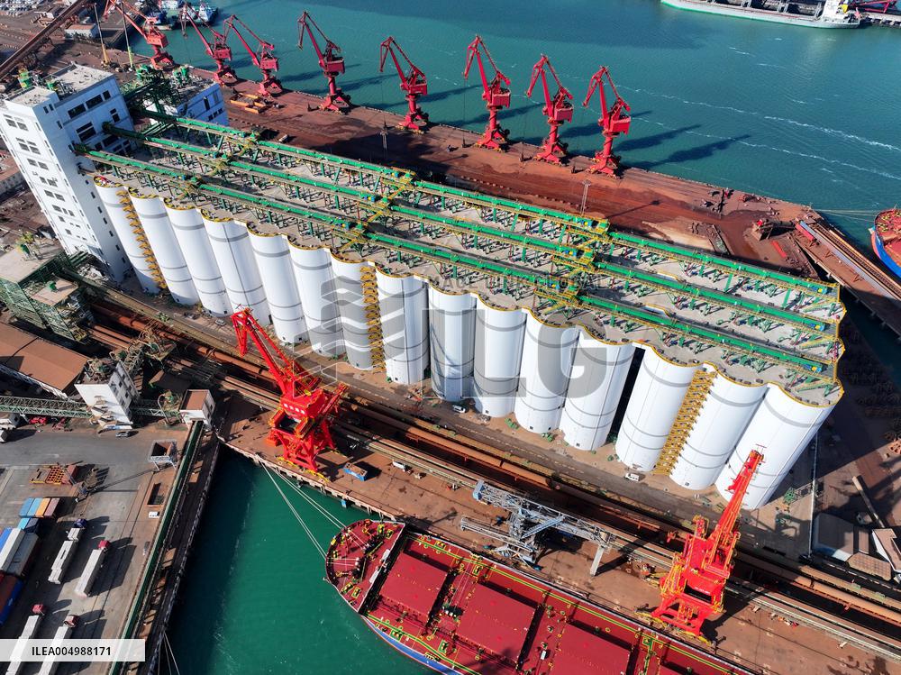 Offshore Grain Warehouse Construction in Lianyungang