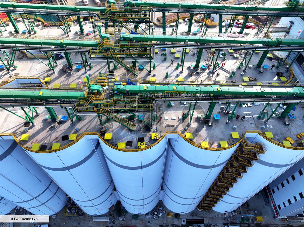 Offshore Grain Warehouse Construction in Lianyungang