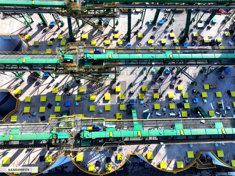Offshore Grain Warehouse Construction in Lianyungang