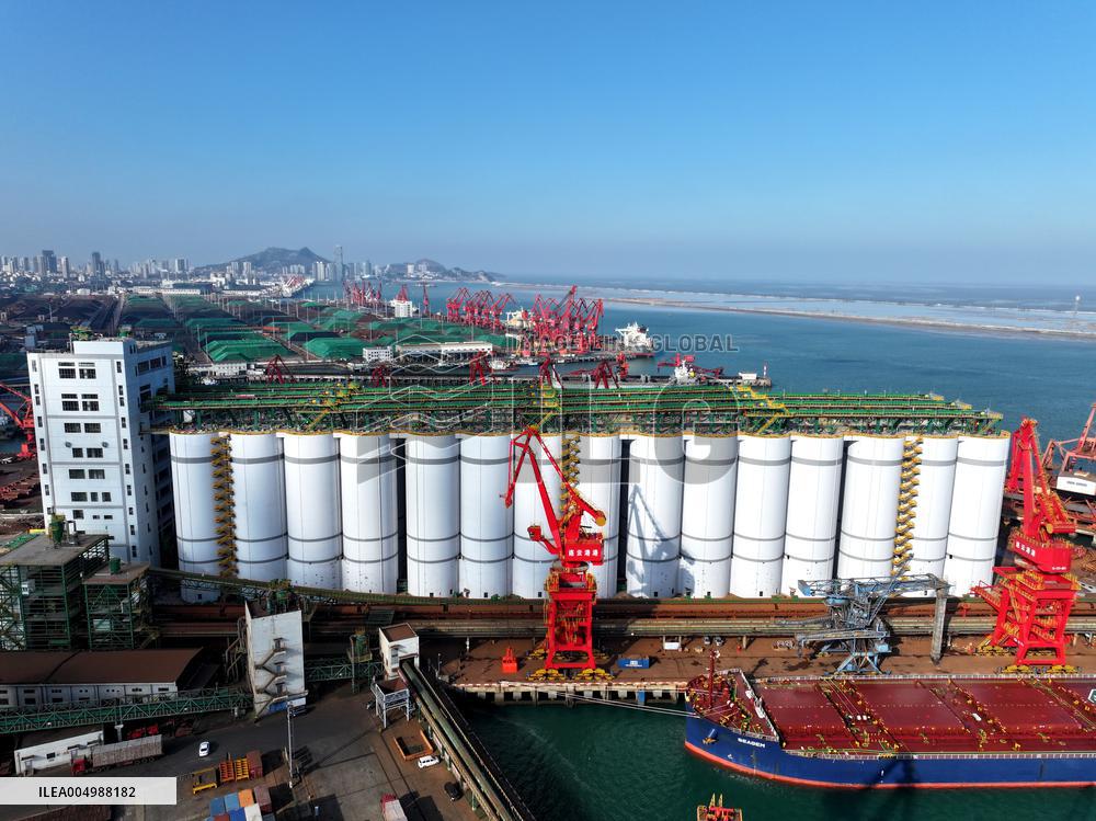 Offshore Grain Warehouse Construction in Lianyungang