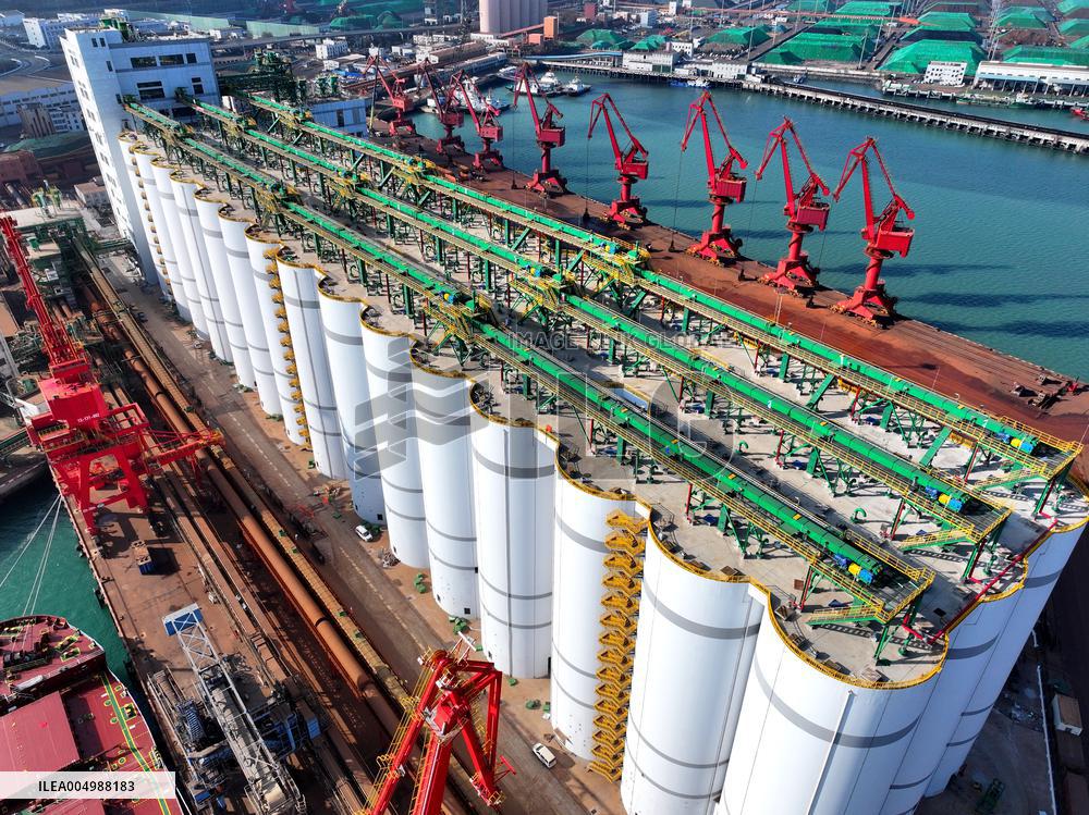 Offshore Grain Warehouse Construction in Lianyungang